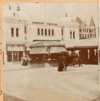Chicago World Fair,  Algerian Village.  Stereoview Photo