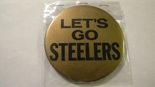 Vintage Pittsburgh Steelers Button/pin,  Let 