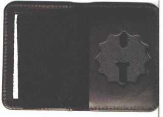 Nys - Dept Corrections Officer Cut - Out Badge Shield/id Wallet (badge Not)