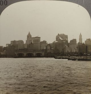 Keystone Stereoview Of York Harbor And City,  Ny From The 1920’s 100 Card Set