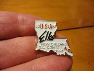 Bpoe Elks 1995 Elks Convention Orleans Louisana Pin Pinback