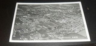 Vintage Postcard Yuba City California Rppc Air View