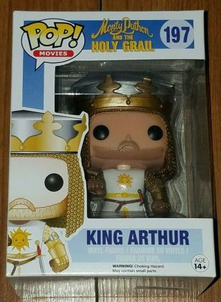 Funko Pop Movies 197 King Arthur Monty Python And The Holy Grail Vaulted