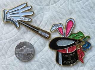 2019 Destination Imagination Two Magical Gf 2019 Pins From Mexico - Rabbit Hat