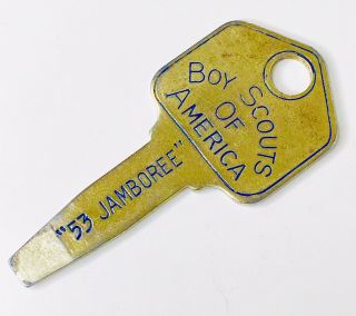 Rare Vintage Bsa 1953 Jamboree Boy Scouts Of America Kwikset Screwdriver Key