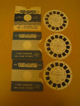 Viewmaster 3 Reel Set C297 The Cotswolds England - No Packet