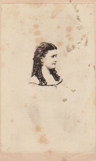 Cdv C.  W.  Photographer C.  Mosher 
