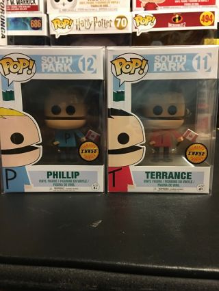 Funko Pop " South Park " Terrance And Phillip Chase Set