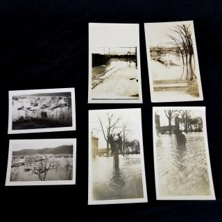 City Of Milton Wv W Va Flood Black And White Photographs Photos Mud River