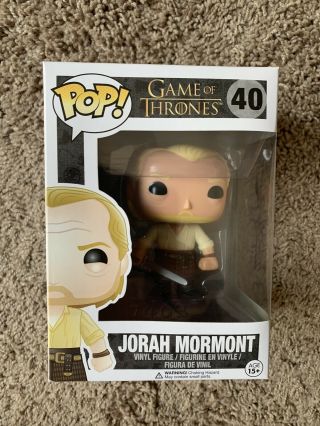 Funko Pop Game Of Thrones 40 Jorah Mormont Vaulted