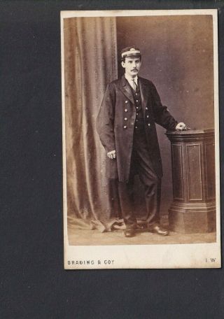 Cdv - Uk,  Gentleman - Photo Brading & Co,  Isle Of Wight