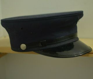 Vintage Fire Department Dress Hat Wentworth Forman Head Master Boston Size 7 1/8