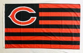 Bears 3ft X 5ft Flag Banner Chicago Football Nfc Collectible Item