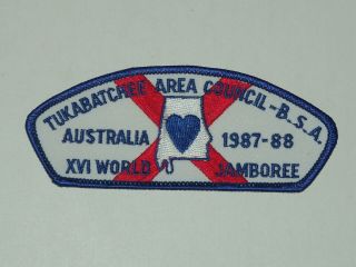 Tukabatchee Area Council 1987 - 88 World Jamboree Jsp