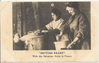 " Getting Ready " With The Salvation Army In France