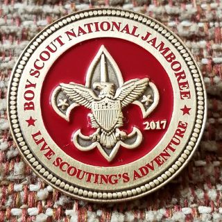 Boy Scouts Of America 2017 National Jamboree Lapel Pin - Red Version