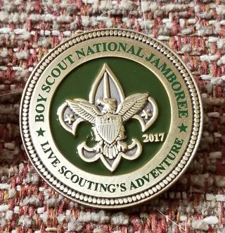 Boy Scouts Of America 2017 National Jamboree Lapel Pin - Green Version
