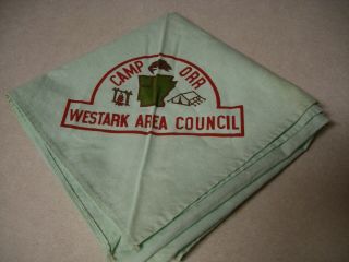 Boy Scouts Of America Camp Orr Westark Area Council Vintage.  Neckerchief