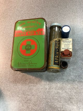 Vintage 1942 Boy Scouts Of America Official First Aid Kit