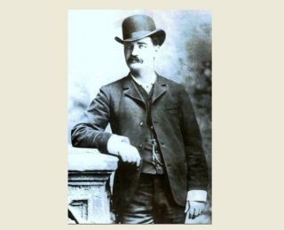 1879 Bat Masterson Photo Wild West Us Marshal Sheriff Gunfighter,  Wyatt Earp Pal