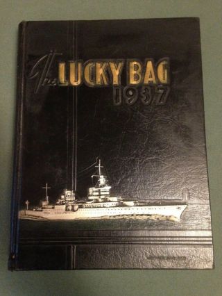 1937 Us Naval Academy Annapolis " The Lucky Bag " Yearbook