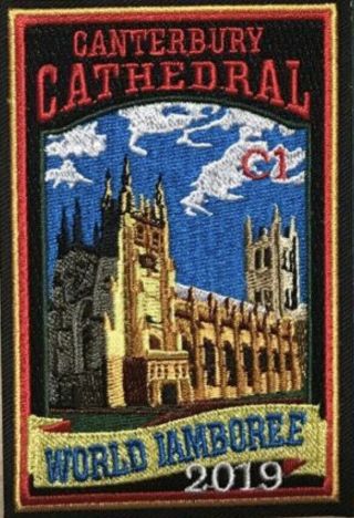 24th World Scout Jamboree Canterbury Cathedral Subcamp Badge / Patch