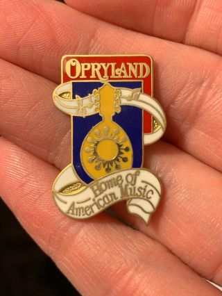 Vintage Opryland Lapel Pin “home Of American Music” (cc)