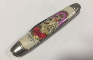 Collectible 2 " Queen Elizabeth Ii,  1953 Coronation Folding Pocket Knife
