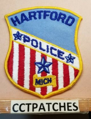 Hartford,  Michigan Police Shoulder Patch Mi