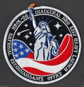 Nrol 26 - Delta Iv H Inaugural Eelv Launch Usaf Nro Classified Satellite Patch