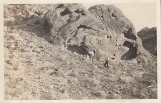 Photo Great Depression Family In Valley Of Fire 1933 Nevada 104