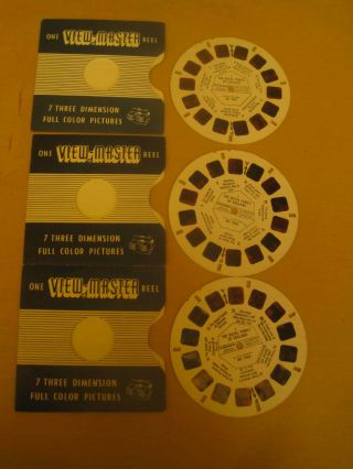 3 Reel Viewmaster Set - Bd196 The Royal Family Of England