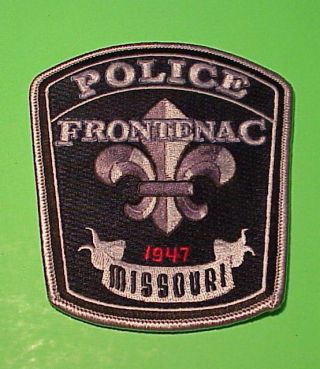 Frontenac Missouri 1947 Mo Police Patch