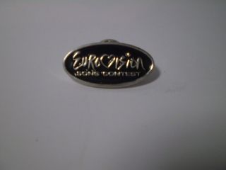 Old Vtg Rare Pin - 2004 Stamped Eurovision Song Contest Symbol Pin