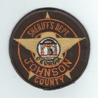 Vintage Johnson County,  Georgia Sheriff 