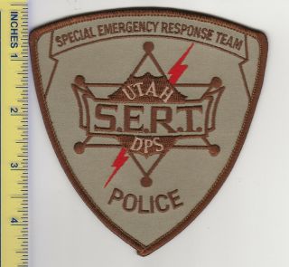 Us Utah Police Patch Utah Department Public Safety Sert Team