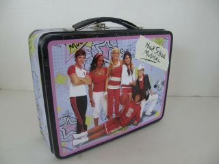 High School Musical 3d Star Dazzel 2011` Metal Lunchbox Black Rim The Tin Box Co