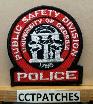 University Of Georgia Public Safety Division Police Shoulder Patch Ga