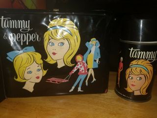 Vintage Tammy & Pepper Lunchbox With Thermos 1962 Ideal