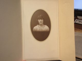 1920s Antique Old Cabinet Photo Picture Wooster Ohio Young Woman Girl