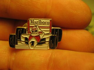 Vintage Marlboro Race Car Formula One 1 Indy Metal Pin Badge Usa Seller
