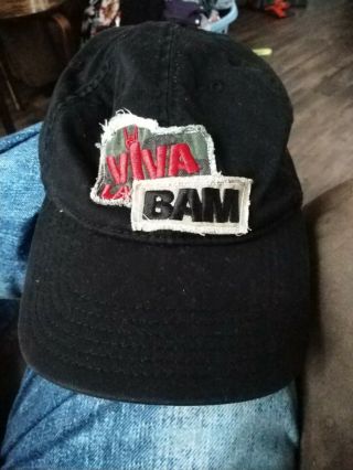 Viva La Bam Mtv Bam Margera Tv Show Rare Vtg Promo Flex Fitted Hat