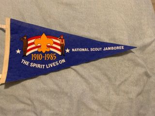 1985 National Jamboree Boy Scout Banner Flag Pendant