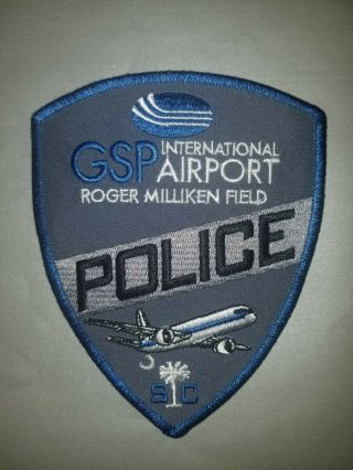 Greeville/spartanburg Gsp South Carolinasc International Airport Police Patch.