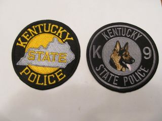 Kentucky State Police & K - 9 Unit Patch