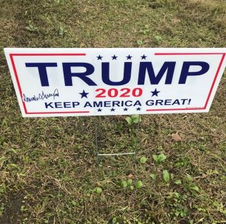 5 Trump 2020 Campaign Political Yard Signs / MAGA / Make America Great Again 2
