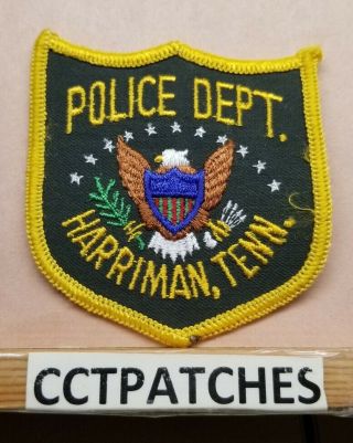 Harriman,  Tennessee Police Shoulder Patch Tn