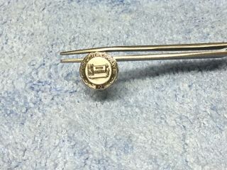 Rare Sterling Silver “the Brewster Company” 10 Years Of Service Pin.
