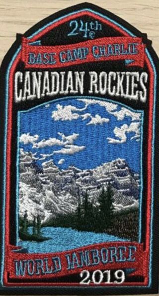 24th World Scout Jamboree Canadian Rockies Subcamp Badge / Patch