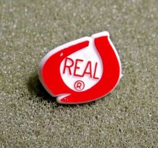 Real® Dairy Logo Plastic Lapel Pin National Milk Producers Federation